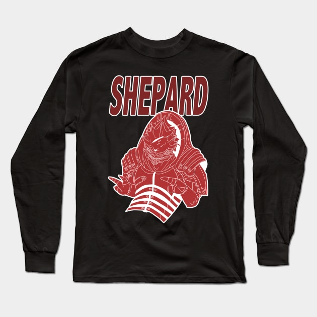 Shepard! Long Sleeve T-Shirt by VegaNya